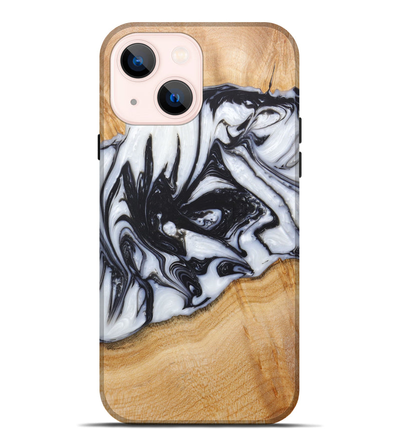 iPhone 14 Plus Wood+Resin Live Edge Phone Case - Andi (Artist Pick, 623201)