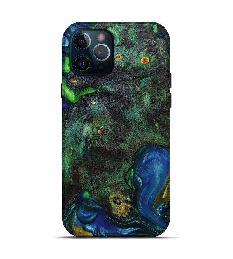 iPhone 12 Pro Wood+Resin Live Edge Phone Case - Larina (Artist Pick, 633300)