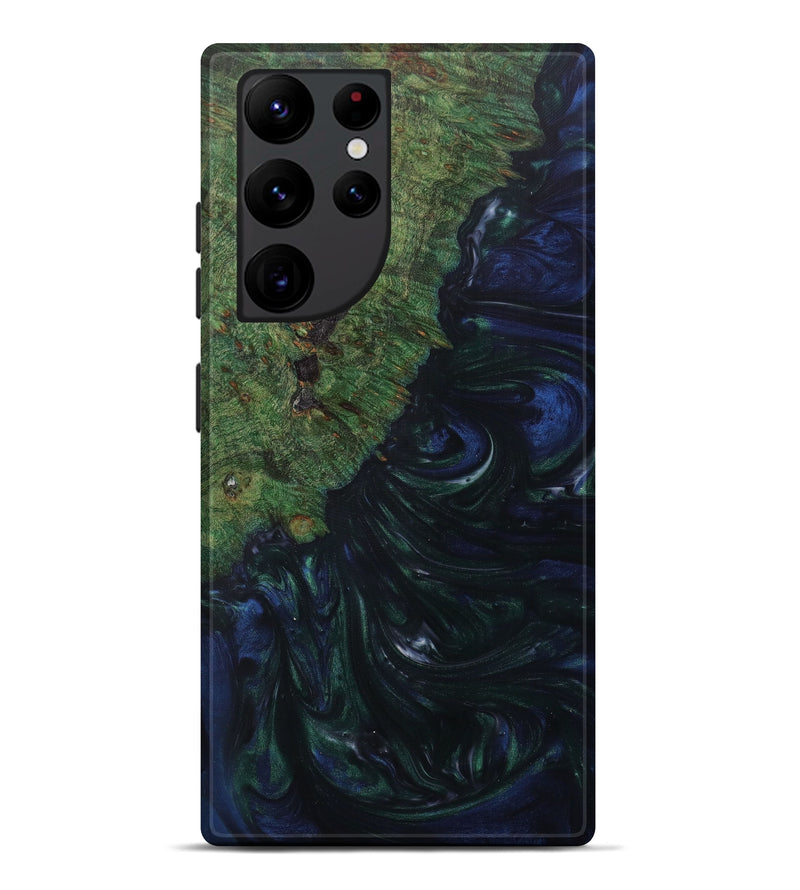 Galaxy S22 Ultra Wood+Resin Live Edge Phone Case - Cynthia (Artist Pick, 613962)