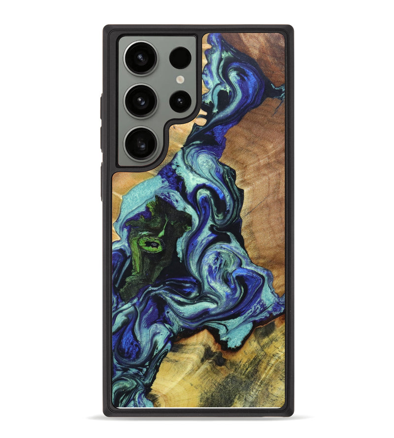 Galaxy S23 Ultra Wood+Resin Phone Case - Kellen (Mosaic, 623979)