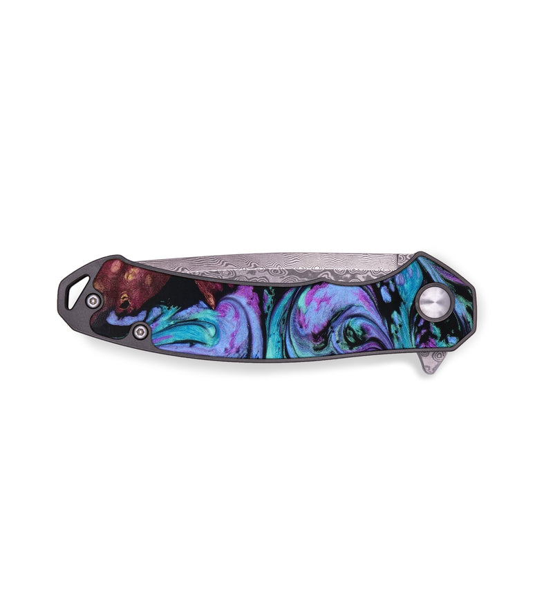 EDC Wood+Resin Pocket Knife - Josue (Artist Pick, 647405)