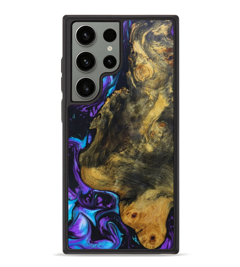 Galaxy S23 Ultra Wood+Resin Phone Case - Rodrigo (Purple, 631011)