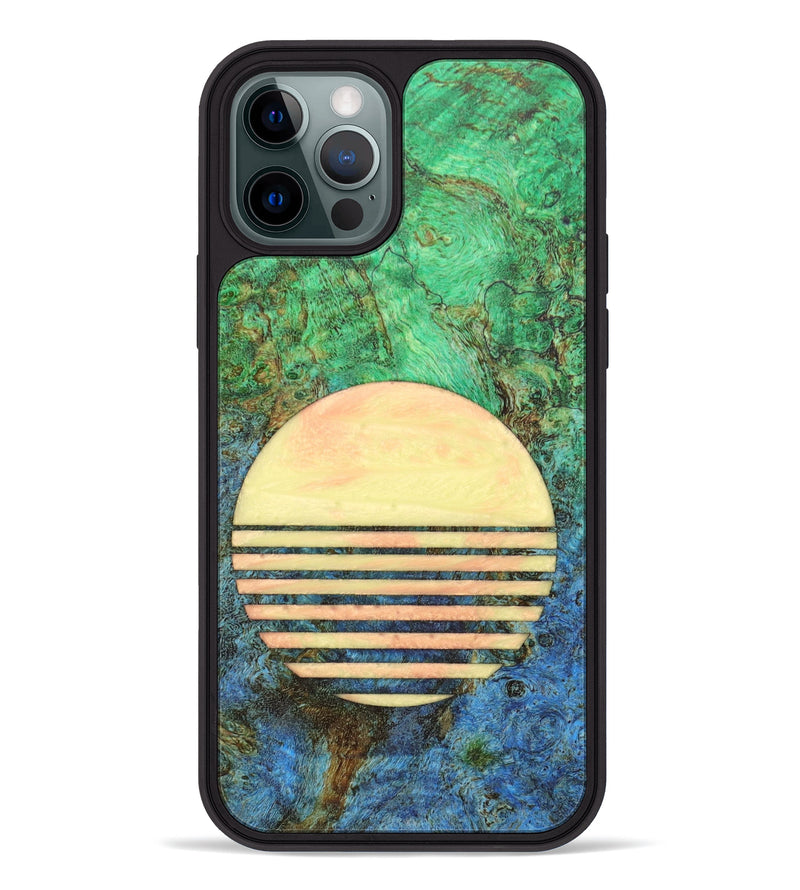 iPhone 12 Pro Wood+Resin Phone Case - Jan (Retro, 636294)