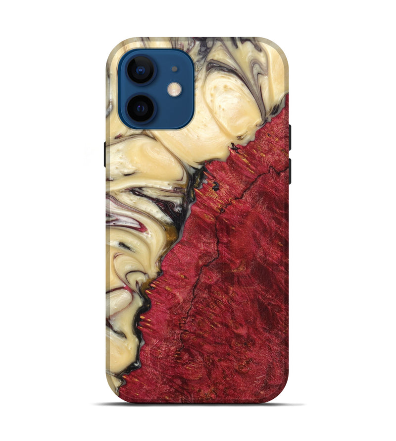 iPhone 12 Wood+Resin Live Edge Phone Case - Ambrose (Metallic, 616735)