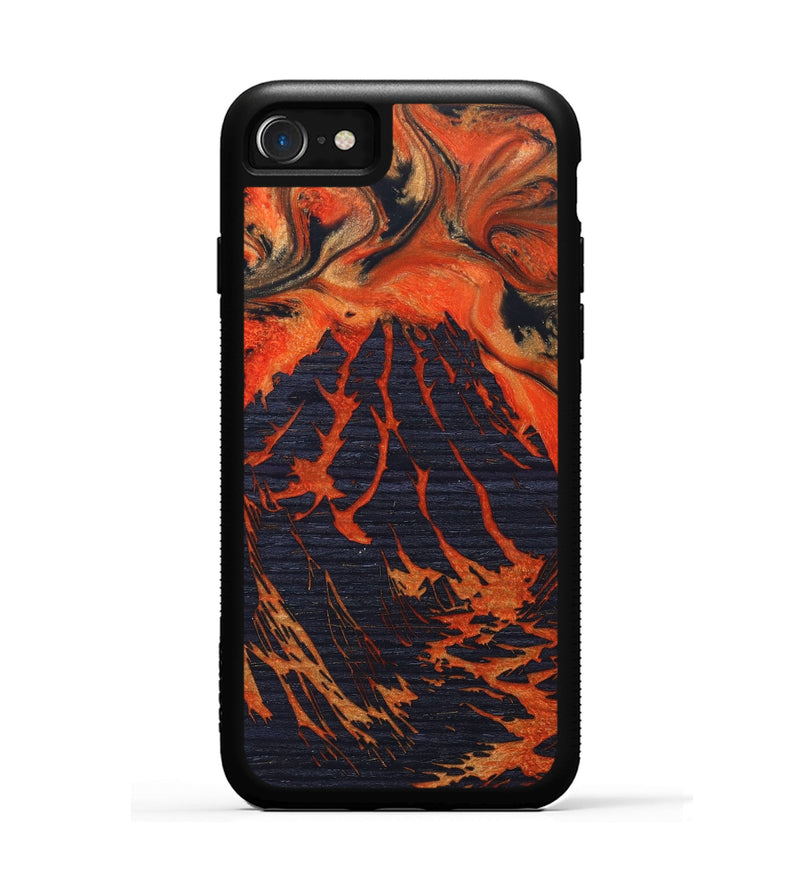iPhone SE Wood+Resin Phone Case - Flossie (Lava, 626668)