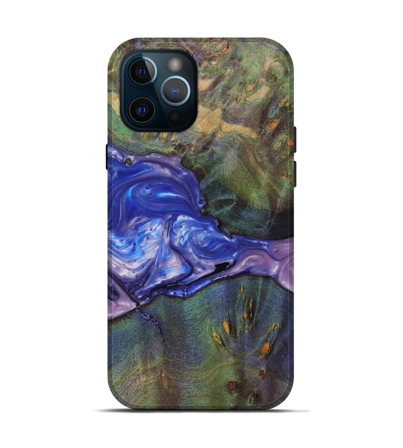 iPhone 12 Pro Wood+Resin Live Edge Phone Case - Lakelynn (Artist Pick, 610811)