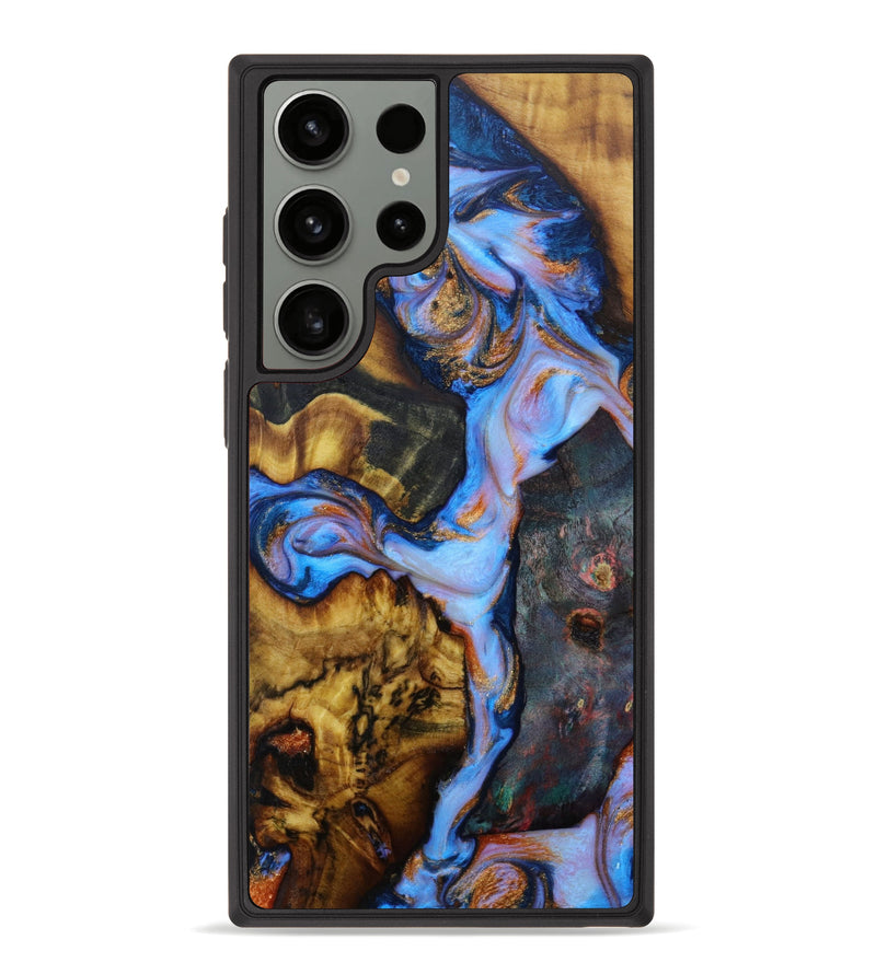 Galaxy S23 Ultra Wood+Resin Phone Case - Ronan (Mosaic, 646100)