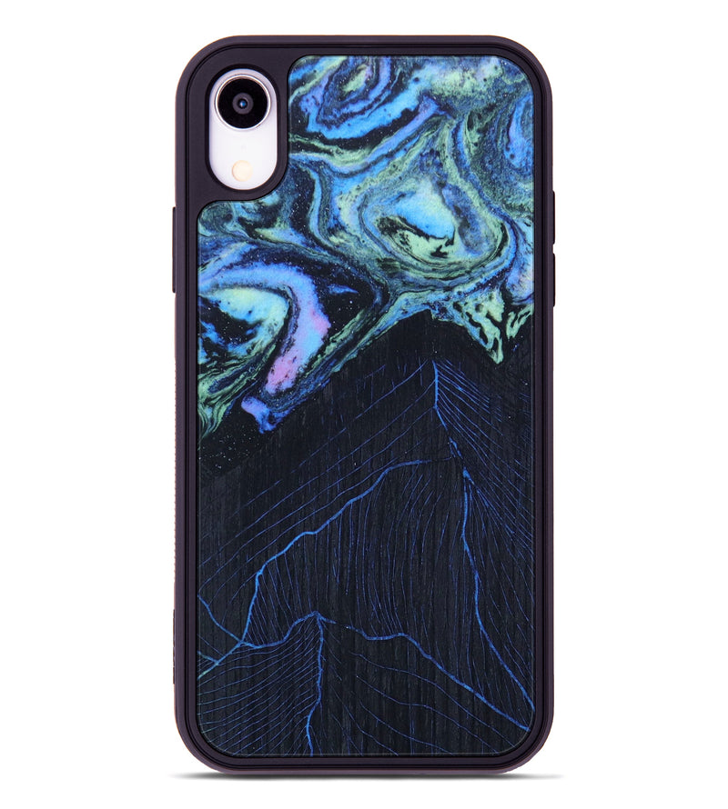 iPhone Xr Wood+Resin Phone Case - Aziel (Aurora, 617695)