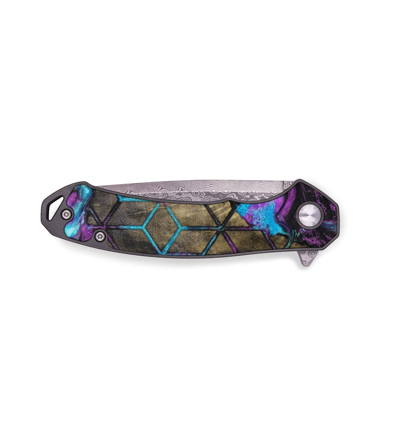 EDC Wood+Resin Pocket Knife - Addisyn (Pattern, 636462)