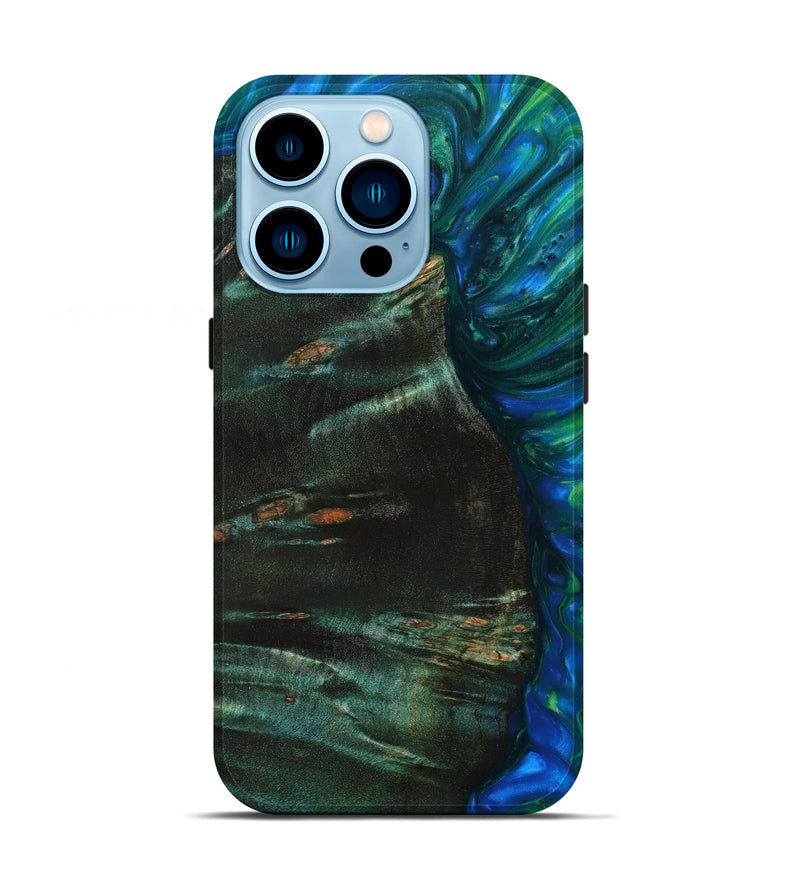 iPhone 14 Pro Wood+Resin Live Edge Phone Case - Tanitansy (Artist Pick, 633311)