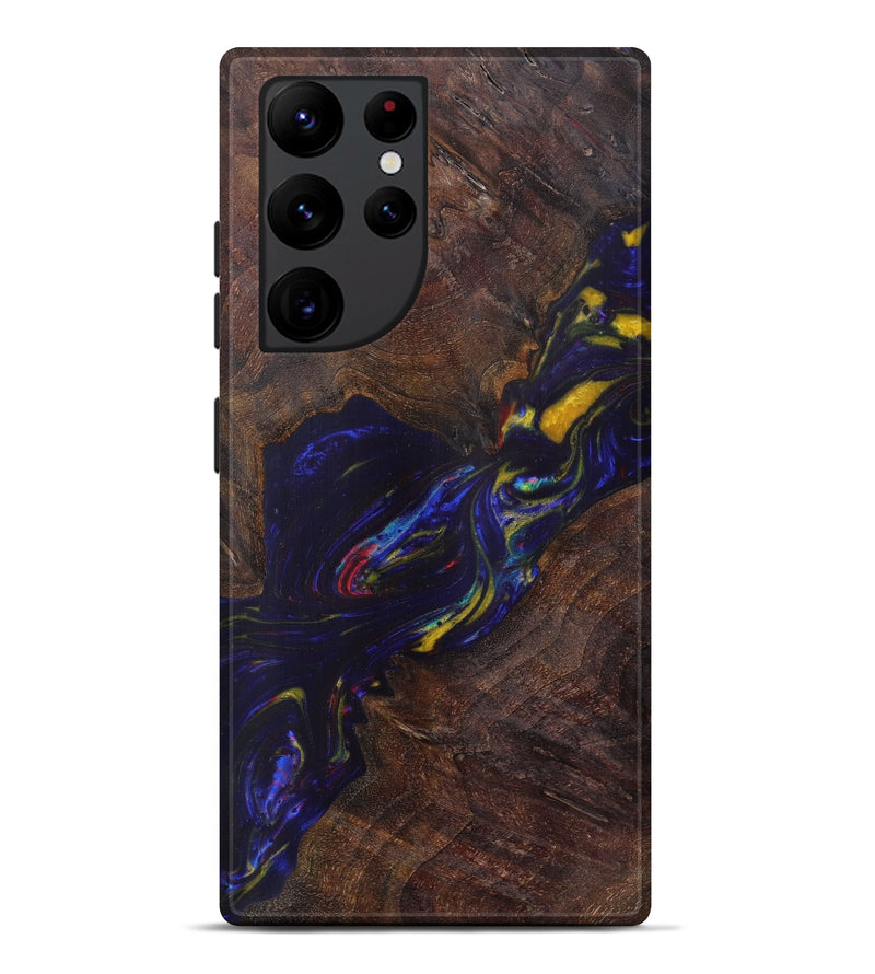 Galaxy S22 Ultra Wood+Resin Live Edge Phone Case - Merrily (Artist Pick, 611169)