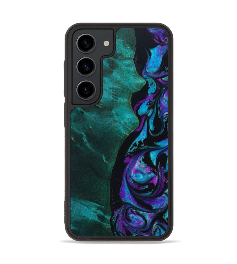 Galaxy S23 Wood+Resin Phone Case - Andre (Purple, 642102)
