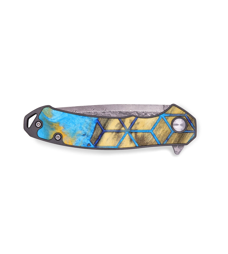 EDC Wood+Resin Pocket Knife - Savanna (Pattern, 636415)