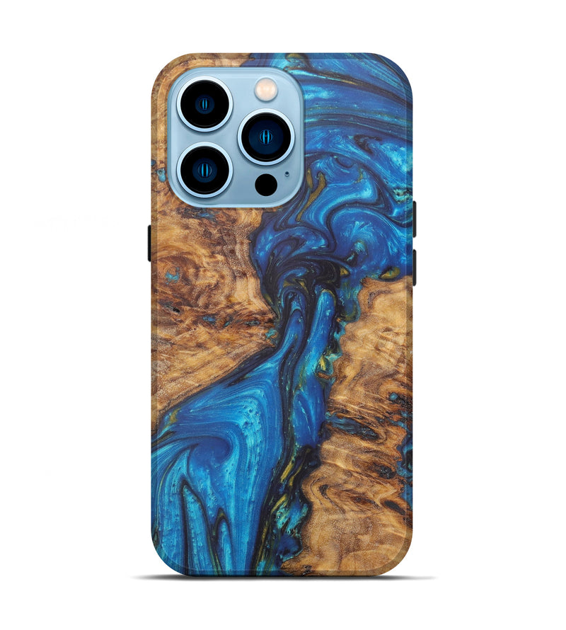 iPhone 14 Pro Wood+Resin Live Edge Phone Case - Alfonso (Artist Pick, 607255)