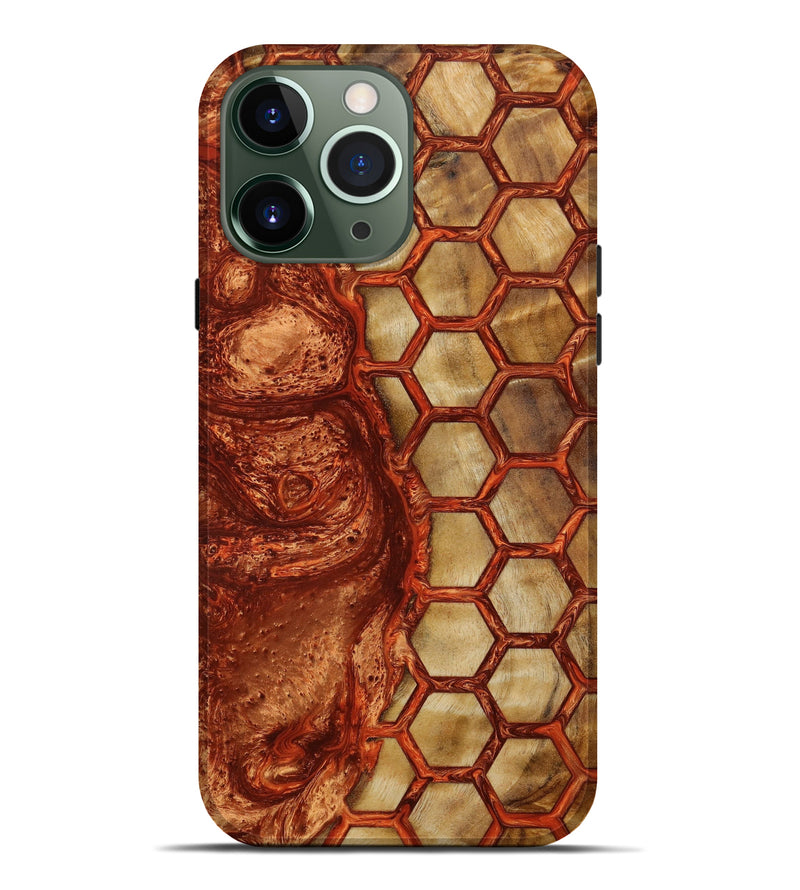 iPhone 13 Pro Max Wood+Resin Live Edge Phone Case - Rodrigo (Pattern, 646836)