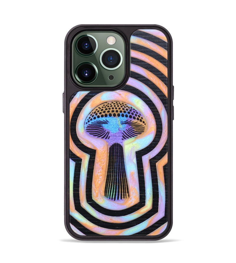 iPhone 13 Pro Wood+Resin Phone Case - Vonda (Retro, 636262)