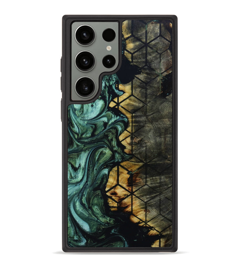 Galaxy S23 Ultra Wood+Resin Phone Case - Mckinley (Pattern, 645531)
