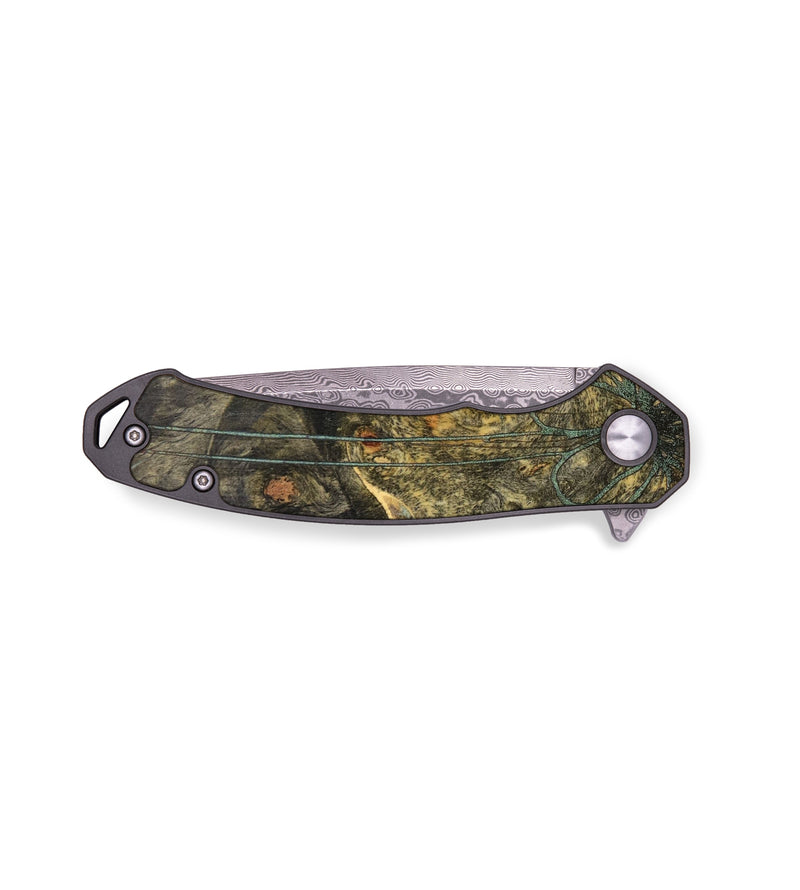 EDC Wood+Resin Pocket Knife - Conner (Spring, 640627)