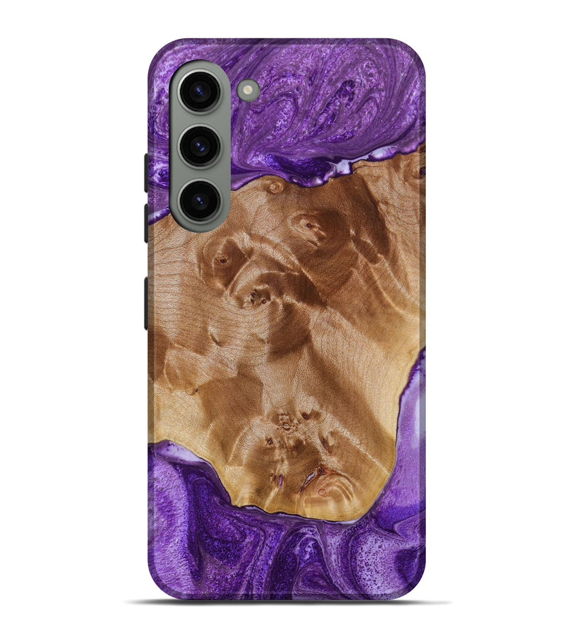 Galaxy S23 Plus Wood+Resin Live Edge Phone Case - Darrell (Purple, 640474)