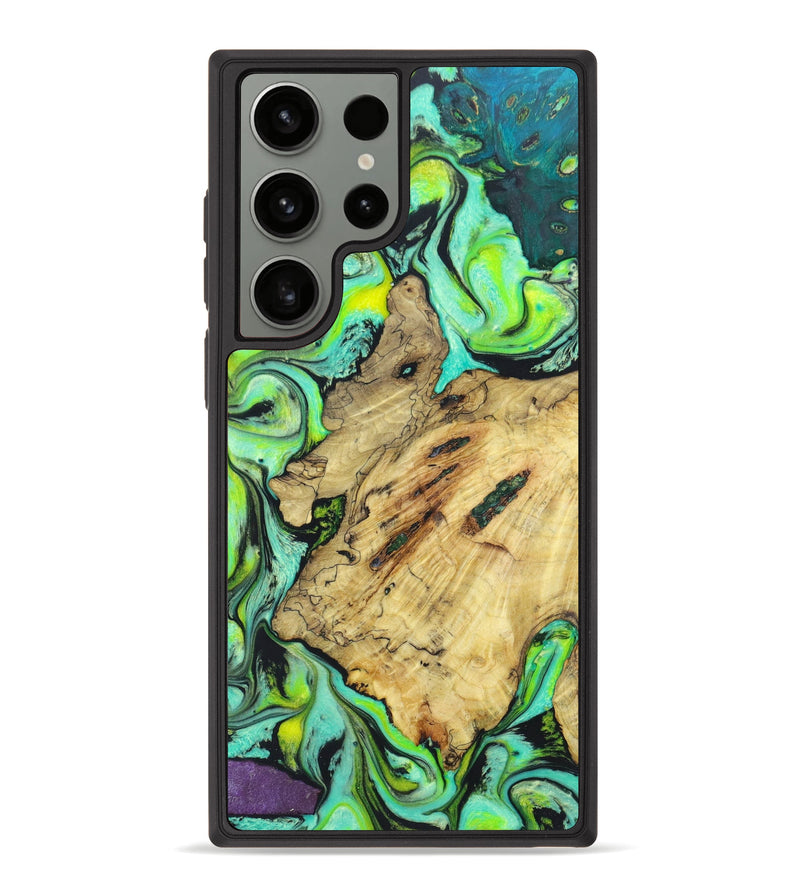 Galaxy S23 Ultra Wood+Resin Phone Case - Katharine (Mosaic, 623609)