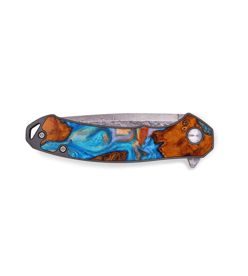 EDC Wood+Resin Pocket Knife - Athena (Artist Pick, 641833)