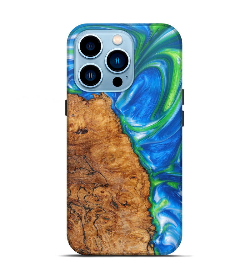 iPhone 14 Pro Wood+Resin Live Edge Phone Case - Melanie (Artist Pick, 615851)