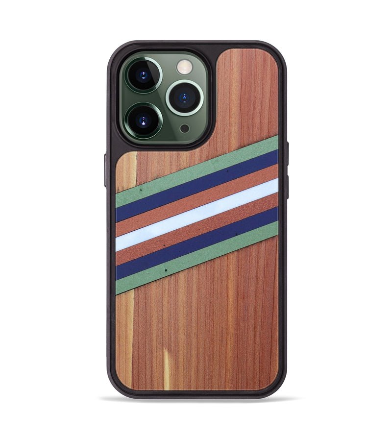 iPhone 13 Pro Wood+Resin Phone Case - Ellissa (Retro, 634378)