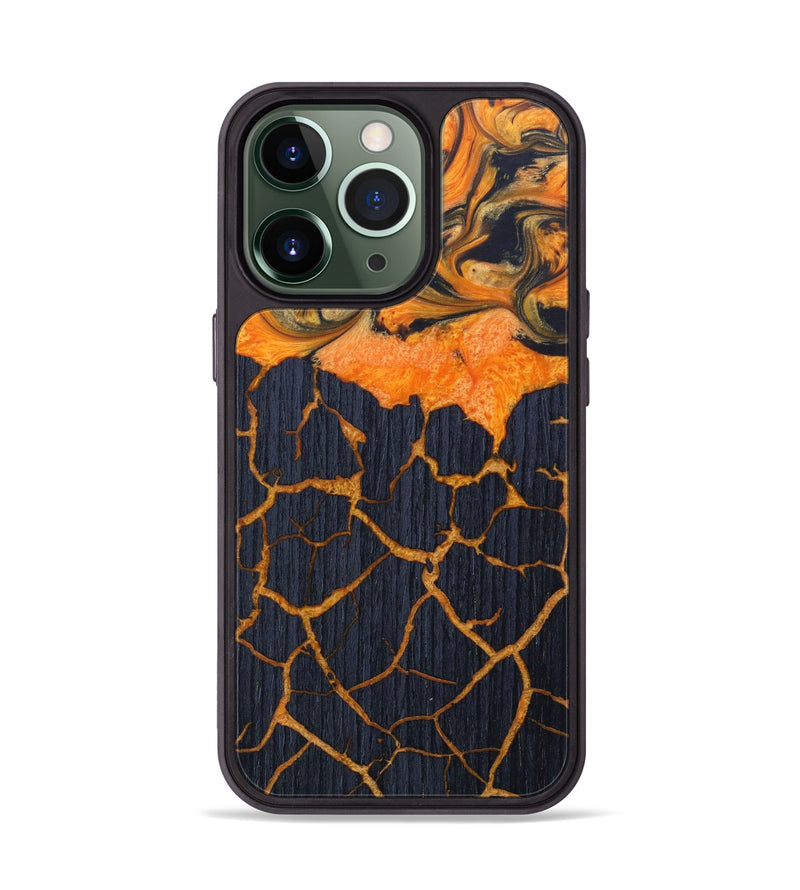 iPhone 13 Pro Wood+Resin Phone Case - Anjelica (Lava, 624948)