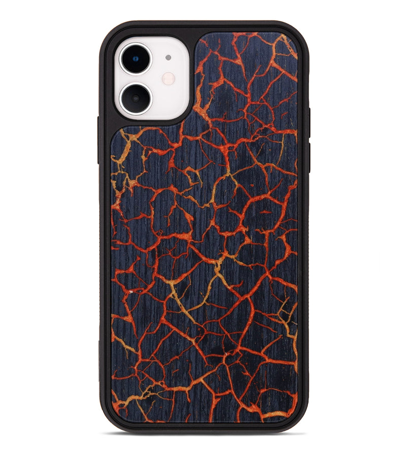 iPhone 11 Wood+Resin Phone Case - Antonio (Lava, 626039)