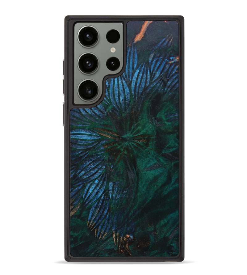 Galaxy S23 Ultra Wood+Resin Phone Case - Floyd (Pattern, 629205)