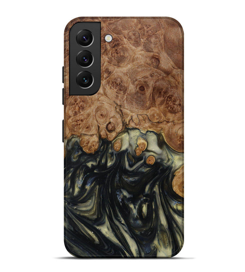 Galaxy S22 Plus Wood+Resin Live Edge Phone Case - Suzanne (Metallic, 619905)