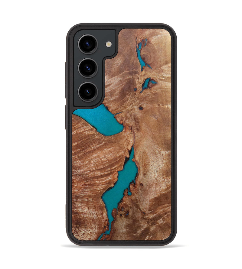Galaxy S23 Wood+Resin Phone Case - Abby (Maple Burl, 624032)