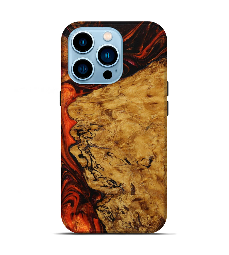 iPhone 14 Pro Wood+Resin Live Edge Phone Case - Kennedi (Artist Pick, 647917)