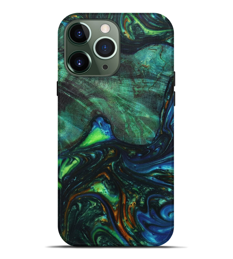 iPhone 13 Pro Max Wood+Resin Live Edge Phone Case - Debbi (Artist Pick, 631404)