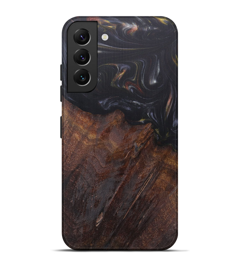 Galaxy S22 Plus Wood+Resin Live Edge Phone Case - Kenneth (Metallic, 611075)