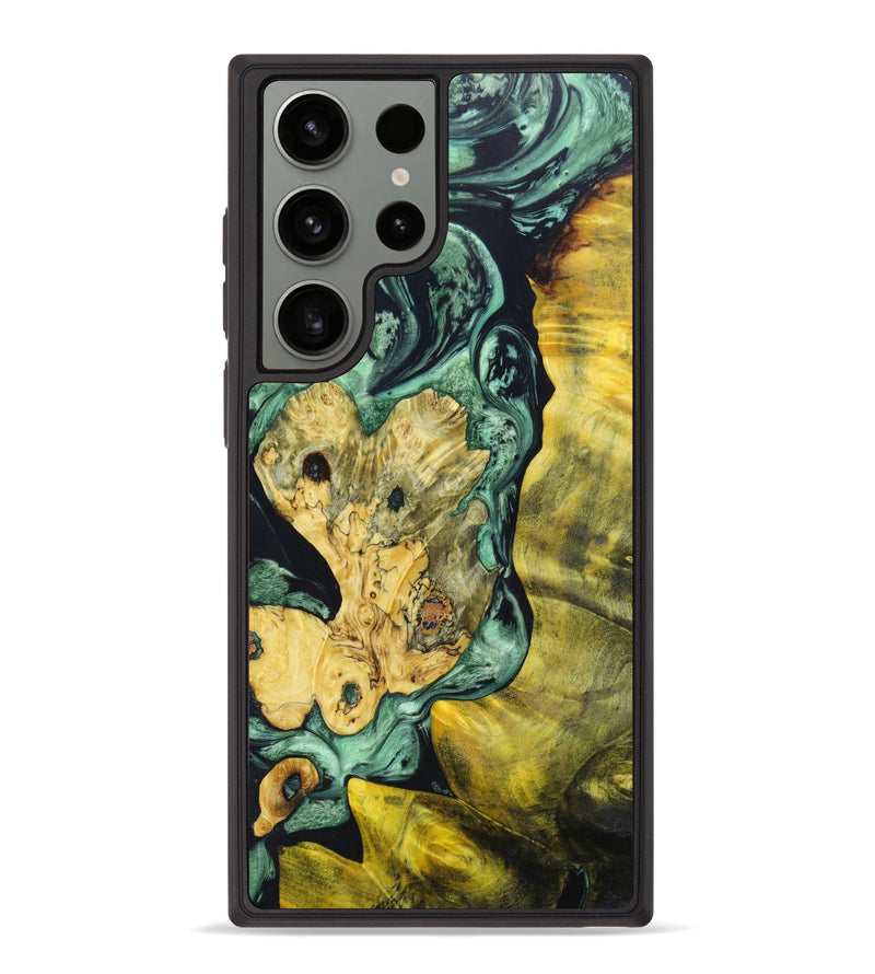 Galaxy S23 Ultra Wood+Resin Phone Case - Jasmyn (Mosaic, 627735)