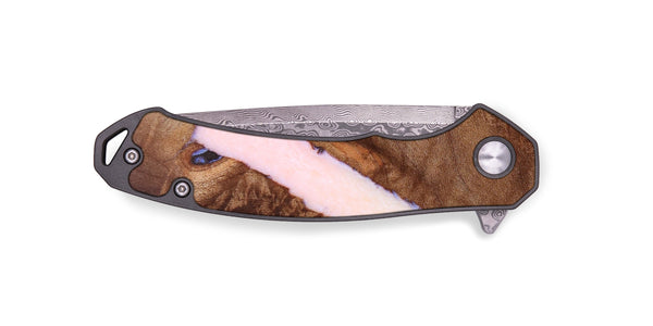 EDC Wood+Resin Pocket Knife - Marcus (Artist Pick, 639996)