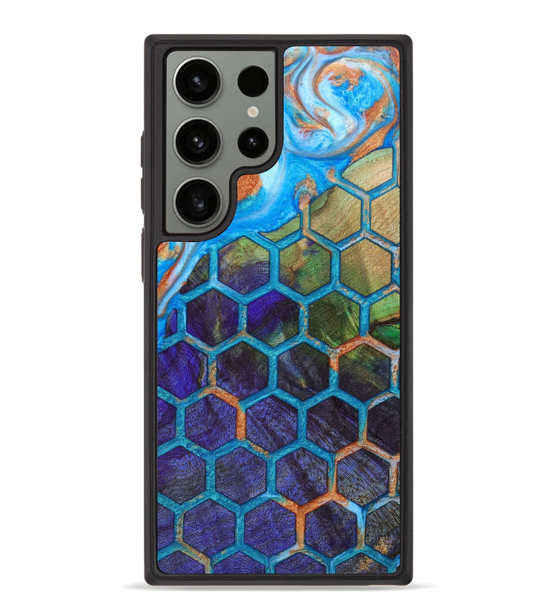 Galaxy S23 Ultra Wood+Resin Phone Case - Madison (Pattern, 630512)
