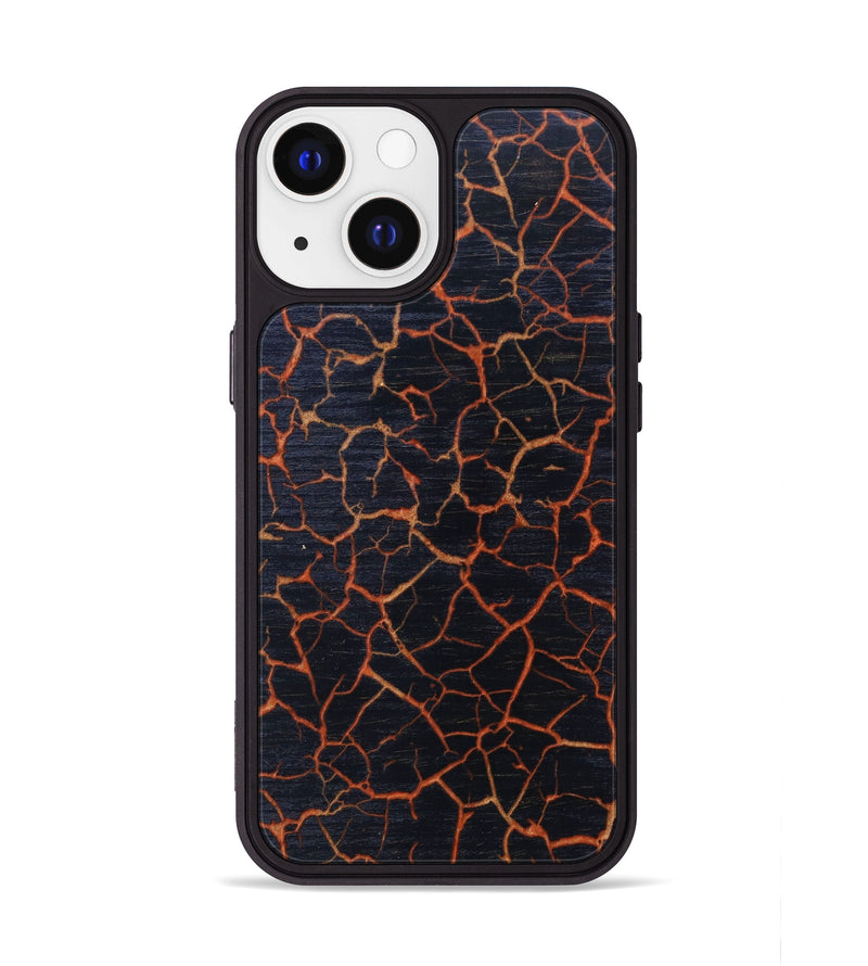 iPhone 13 Wood+Resin Phone Case - Braylin (Lava, 627062)