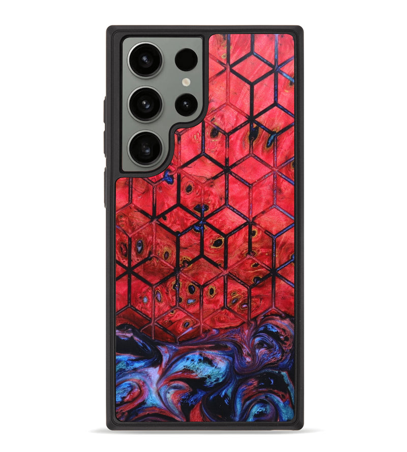 Galaxy S23 Ultra Wood+Resin Phone Case - Norman (Pattern, 631906)