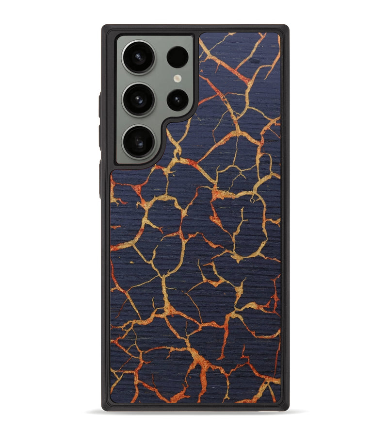Galaxy S23 Ultra Wood+Resin Phone Case - Lewis (Lava, 626049)