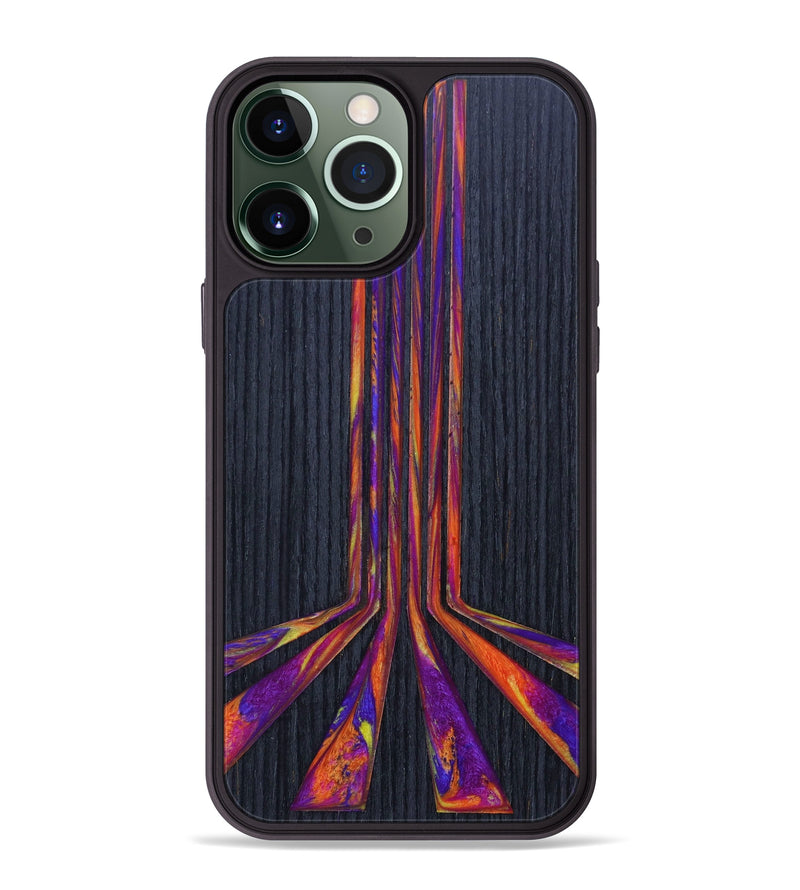 iPhone 13 Pro Max Wood+Resin Phone Case - Saylor (Retro, 634485)