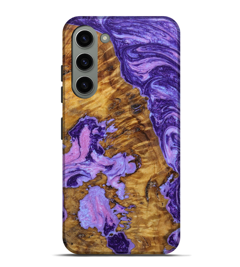 Galaxy S23 Plus Wood+Resin Live Edge Phone Case - Heaven (Purple, 641134)
