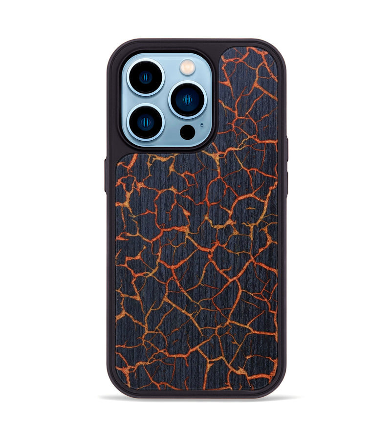 iPhone 14 Pro Wood+Resin Phone Case - Kimora (Lava, 626301)