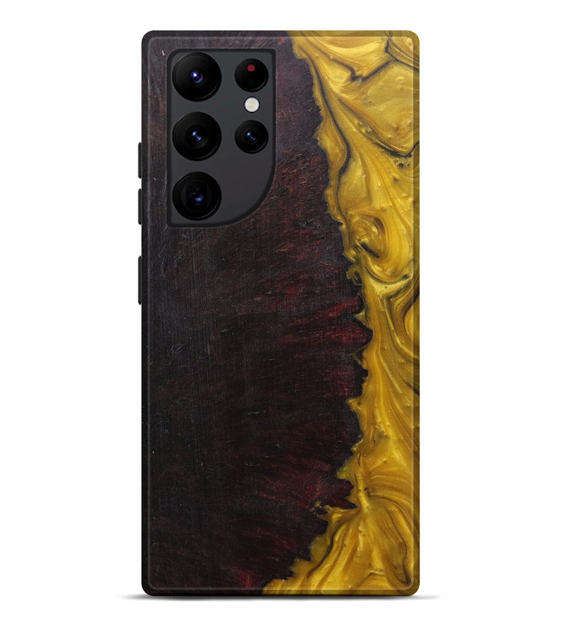 Galaxy S22 Ultra Wood+Resin Live Edge Phone Case - Tandy (Metallic, 594860)