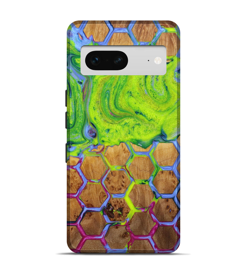 Pixel 7 Wood+Resin Live Edge Phone Case - Jonathan (Pattern, 645806)