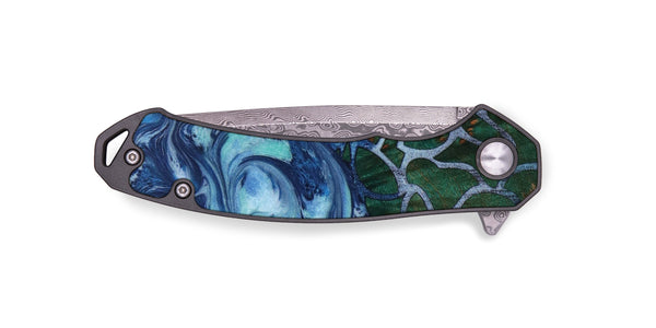 EDC Wood+Resin Pocket Knife - Solomon (Spring, 643950)