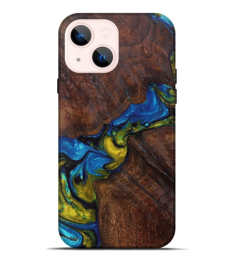 iPhone 14 Plus Wood+Resin Live Edge Phone Case - Shanice (Artist Pick, 611134)