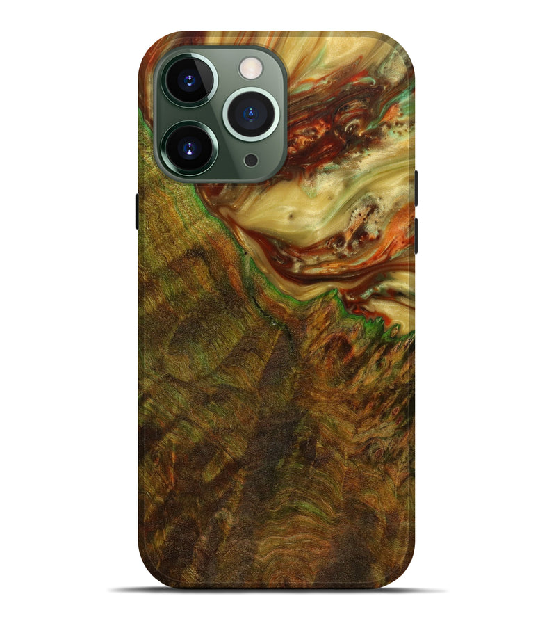 iPhone 13 Pro Max Wood+Resin Live Edge Phone Case - Daniella (Artist Pick, 642694)