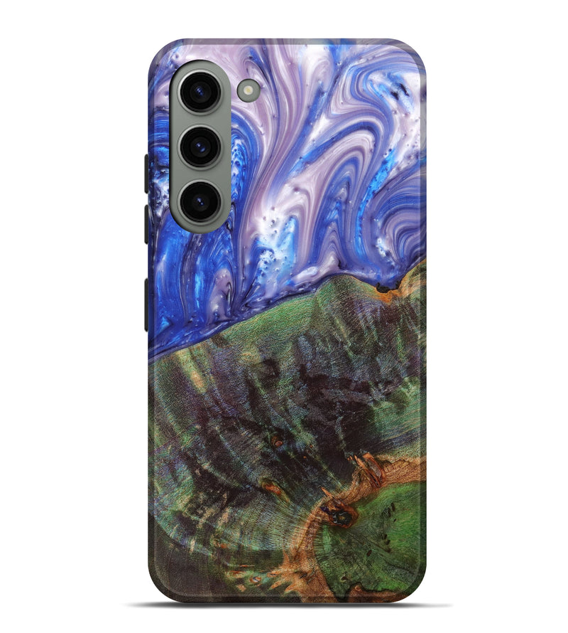 Galaxy S23 Plus Wood+Resin Live Edge Phone Case - Rosemary (Artist Pick, 629006)